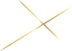 Icon goldene Linien die sich kreuzen